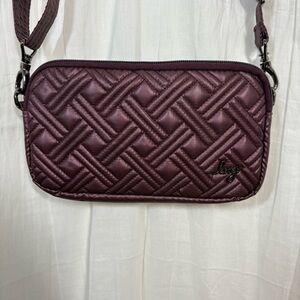 Lug Coupe XL Crossbody Belt Shoulder Bag Purple‎ 
Eggplant